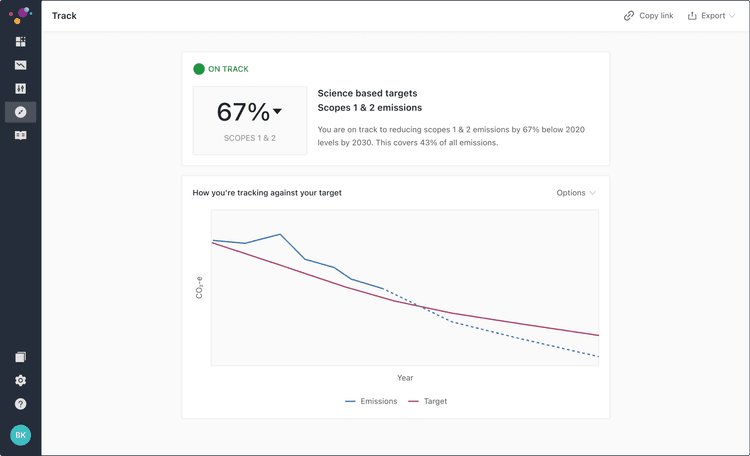 Set and track targets image