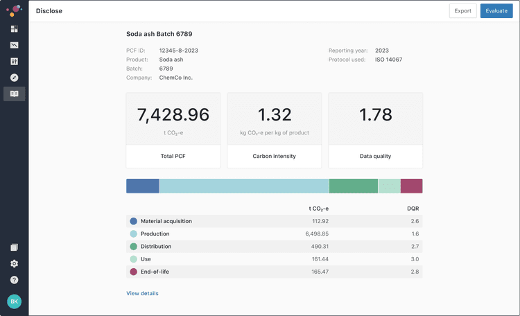 Screenshot of the Kinesis platform